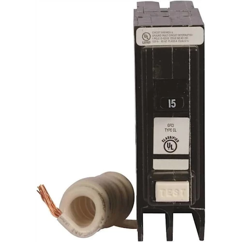 Eaton Cl 20 Amp Single-Pole Self Test Ground Fault Circuit Breaker