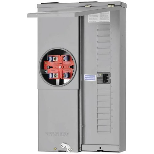 Square D Homeline 100a 16-Space 24-Circuit Csed Overhead/Underground Surface