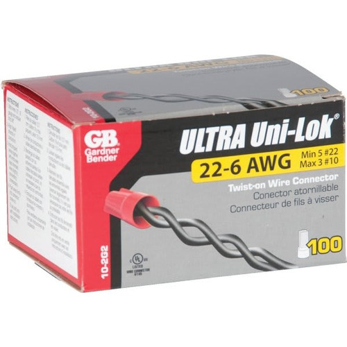 Gardner Bender Uni-Lok Bcap Universal Wire Connector (100-Pack) (Red)