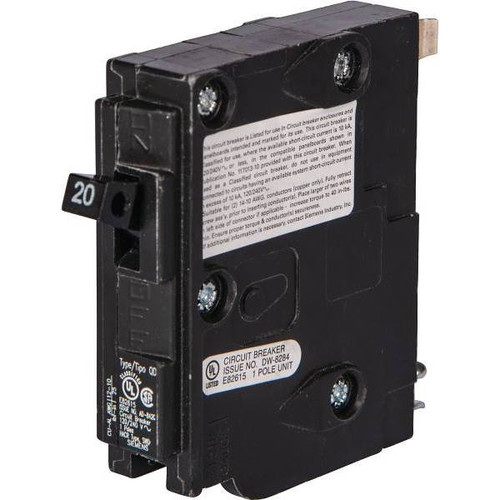 Siemens 20 Amp Single-Pole Type Qd Replacement Circuit Breaker
