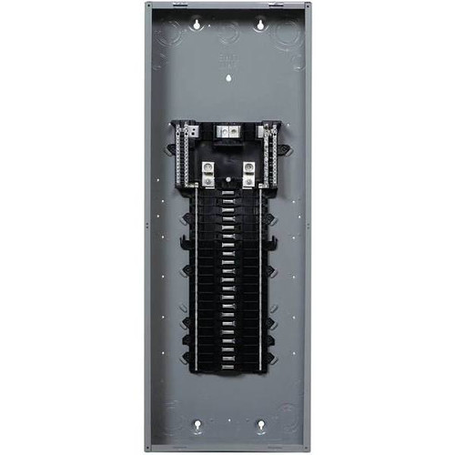 Square D Qo 225 Amp 42-Space 42-Circuit Indoor Main Lug Plug-On Neutral Load Center With Cover, Ground Bar