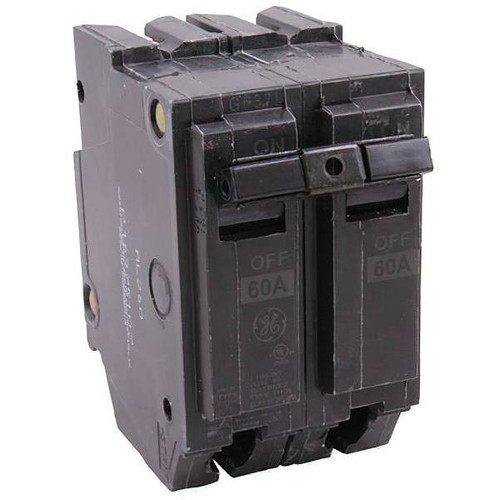 GE 60 Amp 2-Pole Thick Circuit Breaker