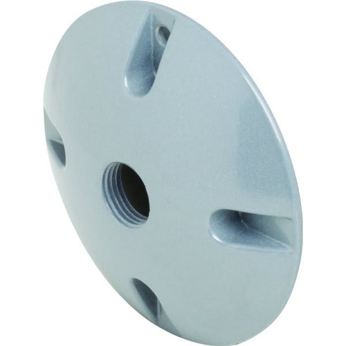 Taymac One 1/2 In Threaded Outlet Round Cluster Cover (Gray)