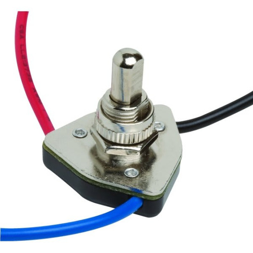 Satco 3 Amp 1-Pole Low-High-Off Push Canopy Switch