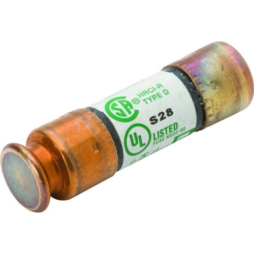 Bussmann 15 Amp 250 Volt Dual-Element Time-Delay Cartridge Fuse