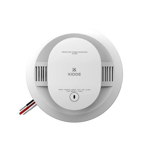Kidde Hardwired Smoke & Carbon Monoxide Detector, AA Battery Backup, Interconnect Capability,  Voice Alerts