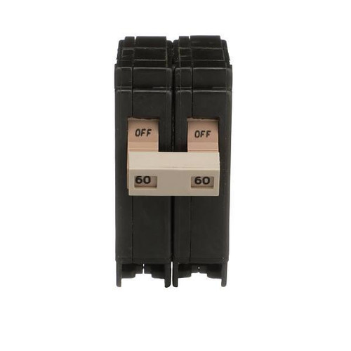 Eaton Ch 60 Amp 120-Volt/240-Volt 2-Pole Circuit Breaker With Trip Flag