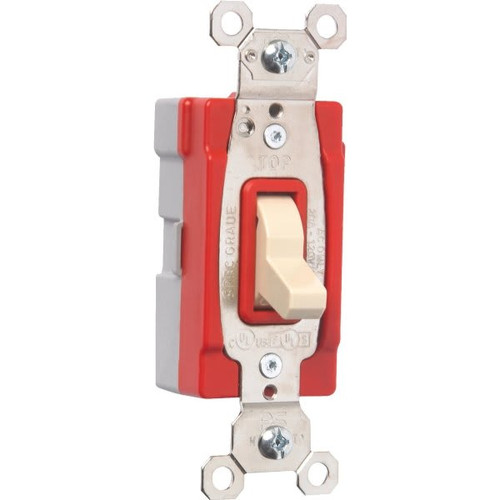 Legrand 20 Amp 1-Pole Toggle Switch (Ivory)