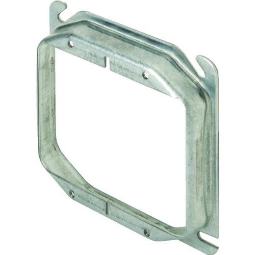 Hubbell 4 In 2-Gang 5/8 In Raised Square Cover (Gray)