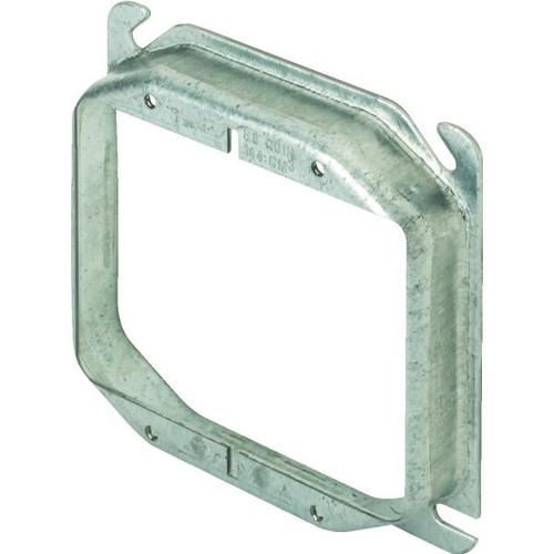 Hubbell 4 In 2-Gang 3/4 In Raised Square Cover (Gray)