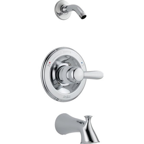 Delta 14 Series Tub/Shower Faucet Trim, 1.5 GPM Shower, Chrome