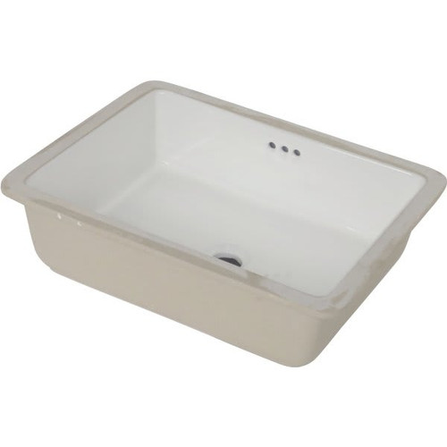 Seasons 17.5 In. L  X 13.5 In. W Undermount Porcelain Bathroom Sink, White