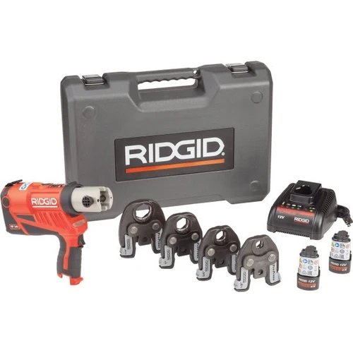 Ridgid Rp 240 Compact Press Tool Kit, 1/2" To 1-1/4" Propress Jaws