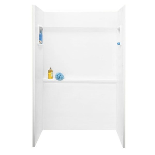 Swan Veritek White Shower Alcove Wall 34" X 48"