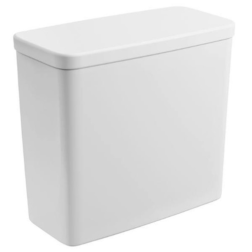 Grohe Eurocube 1.28 Gpf Right Hand Trip Lever Toilet Tank Only In Alpine White