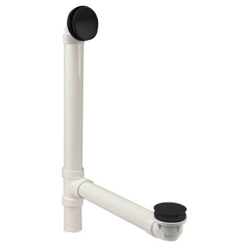 Westbrass Illusionary Tip-Toe Bath Drain (Matte Black)