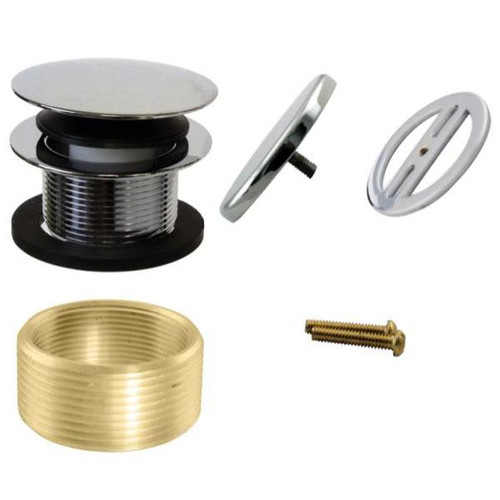 Westbrass Illusionary Overflow Universal Trim, Polished Chrome