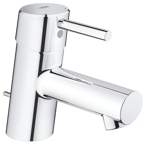 Grohe Concetto Xs-Size Bathroom Faucet, 2.2 Gpm, 1.375" Spout, Chrome, 1 Handle