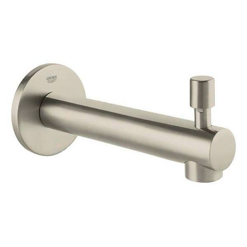 Grohe Concetto Wall Mount Tub Spout W/ Pull-Up Diverter Activation (Brushed Nickel)