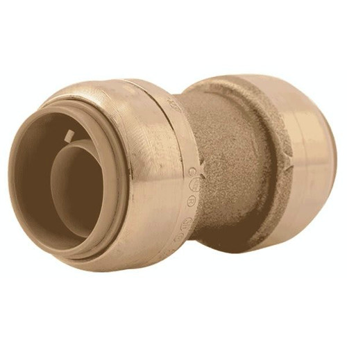 Sharkbite Push-Fit Straight Coupling - 3/8", 1/2 Od X 3/8"