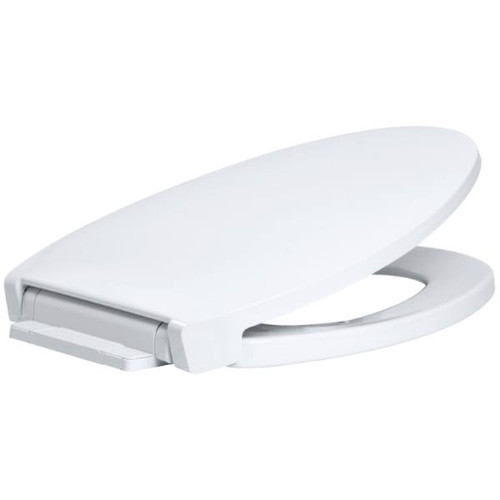 Centoco Luxury Closed Front Elongated Toilet Seat (Crane White)