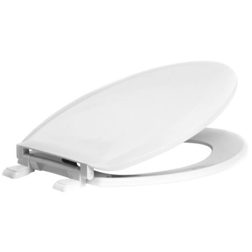Centoco Elongated Closed Front Toilet Seat In White