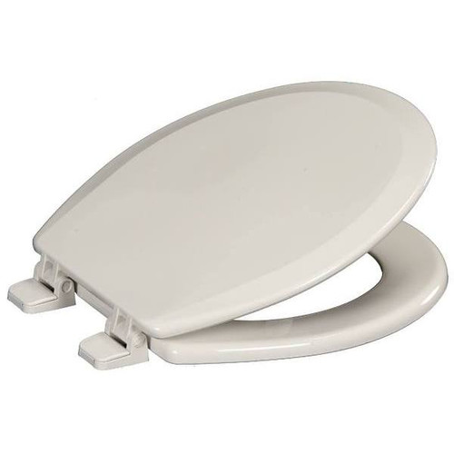 Centoco Round Plastic Toilet Seat With Hardware For Traditional/Concealed Bowls