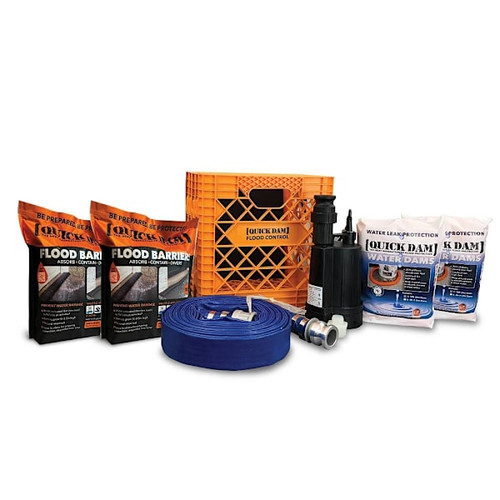 Quick Dam Emergency Flood Pump Kit, 7 Piece