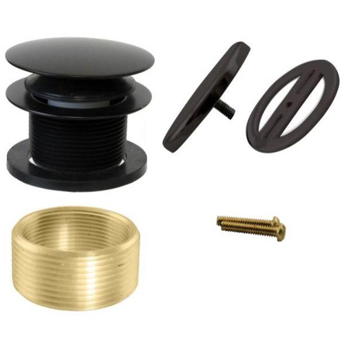 Westbrass Tip-Toe Tub Trim Set Illusionary Overflow With Bushing & Converter