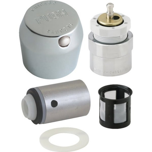 Chicago Faucets 1-3/4" Mvp Metering Push Handle Retrofit Kit