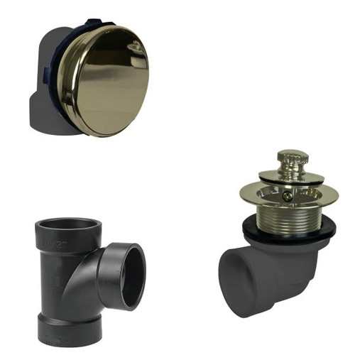Westbrass Illusionary Tip-Toe Bath Waste Overflow Plumber'S Pack