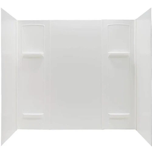 El Mustee Durawall 30 In. X 60 In. X 55 In. 5-Piece Smooth Bath Tub Surround