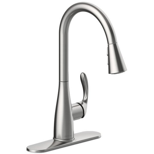 Seasons Westwind Single-Handle Pull Down Kitchen Faucet, Stainless Steel