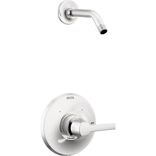 Delta Galeon 14 Series Shower Trim - Less Showerhead In Lumicoat Chrome