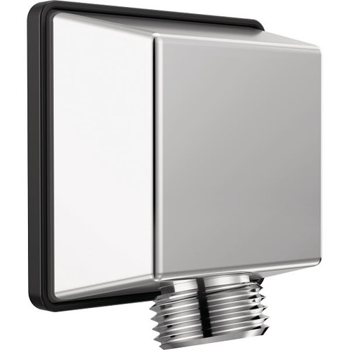 Delta Square Wall Elbow For Hand Shower In Lumicoat Chrome