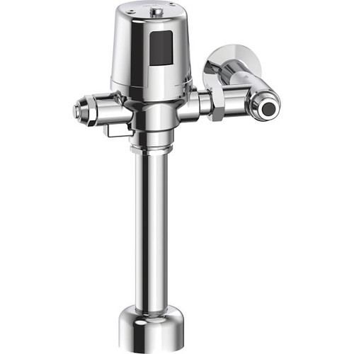 Delta Electronic Wc Flush Valve With Manual Mechanical Override In Chrome