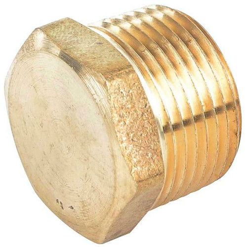 Everbilt 1/8 In. Brass Hex Head Plug Package Of 10