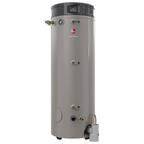 Rheem Commercial Triton Heavy Duty 100 Gal. Tall 3-Year 300k BTU  Natural Gas Tank Water Heater With Power Direct Vent