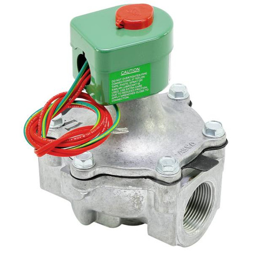 Asco Valve Solenoid 2 Way Closed 1 1/4" Npt 120vac 32 Cv 0-25 Psi Nema 1