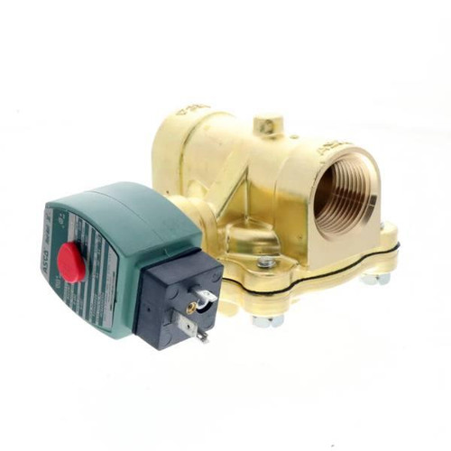 Asco 2 Way Closed 1" Npt 24v 13 Cv 5-150psi Air And Water 5-100psi Light Oil