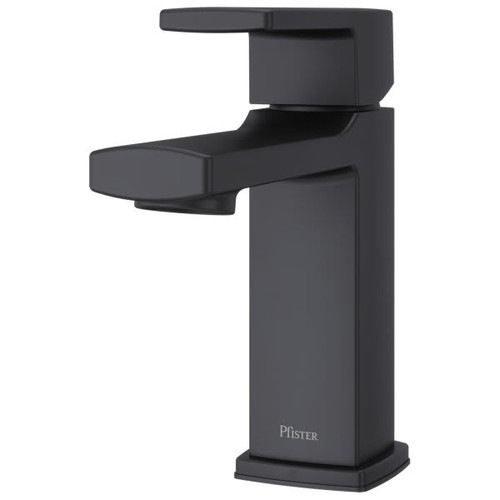 Pfister Deckard Single Control 4" Centerset Bathroom Faucet In Matte Black
