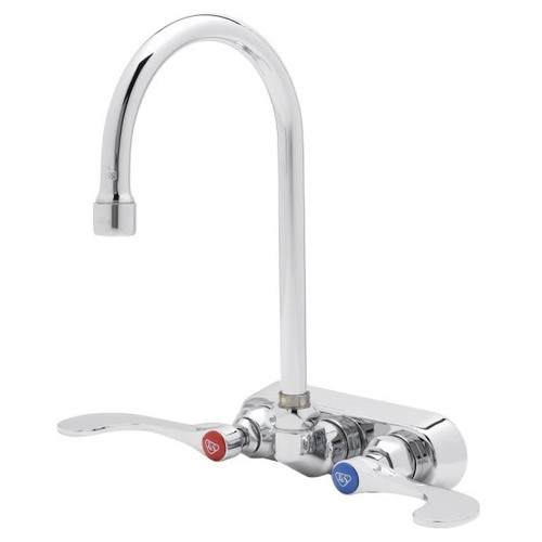 T & S Wall Mount Workboard Service Faucet (Polished Chrome)