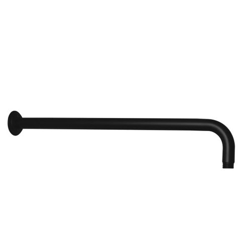 Westbrass 1/2 " X 19 " 90 Degree Rain Shower Arm And Flange In Matte Black