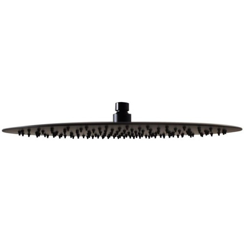Westbrass Round Thin Showerhead 16 " X 16 " In Matte Black