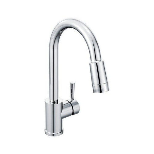 Cleveland Faucet Group Edgestone Chrome One-Handle Pulldown Kitchen Faucet 1.0gpm