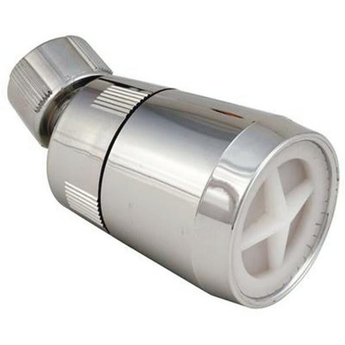 Premier 1-Spray 1.5 In. Single Wall Mount Fixed Showerhead In Chrome