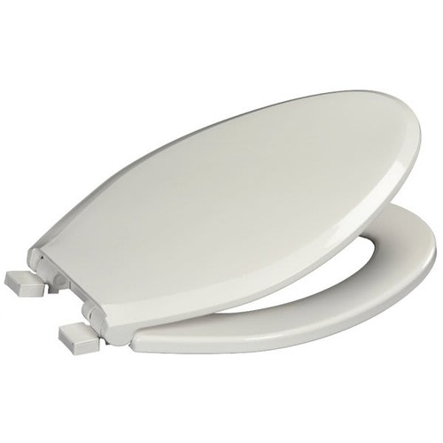 Premier Deluxe 20" Quiet Close Elongated Plastic Toilet Seat With Lid In White