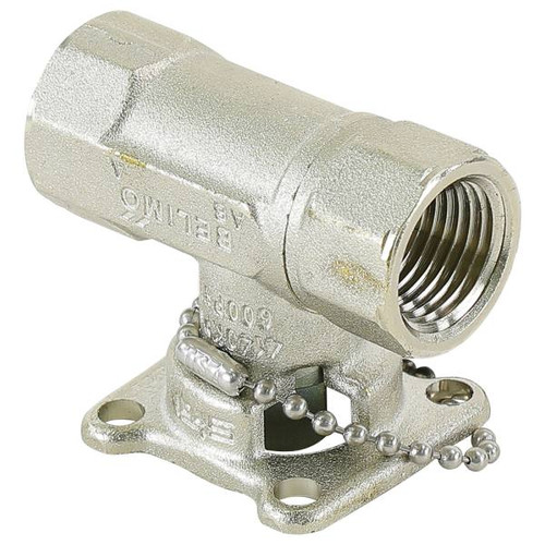 Belimo Valve Ball 1/2" Npt 0.8 Cv 2 Way Equal Percentage Flow Nickel Plated