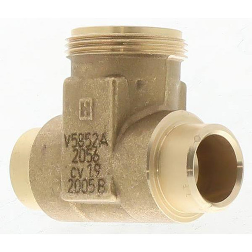 Honeywell Valve Globe 1/2" Sweat 1/2" Sweat 2 Way Cartridge Globe Valve