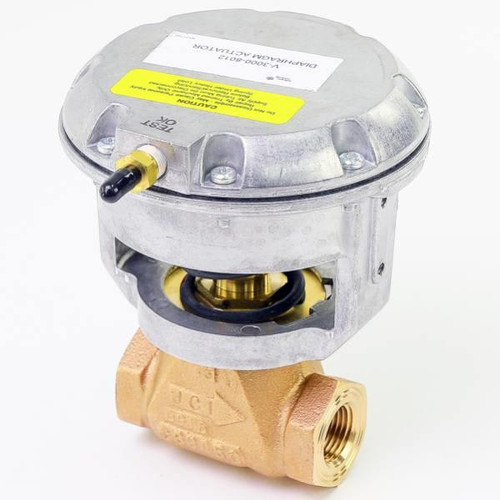 Johnson Controls 2 Way 1/2" Npt 1.8 Cv Cast Bronze Body 3-6 Psi Spring Return